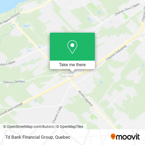 Td Bank Financial Group map