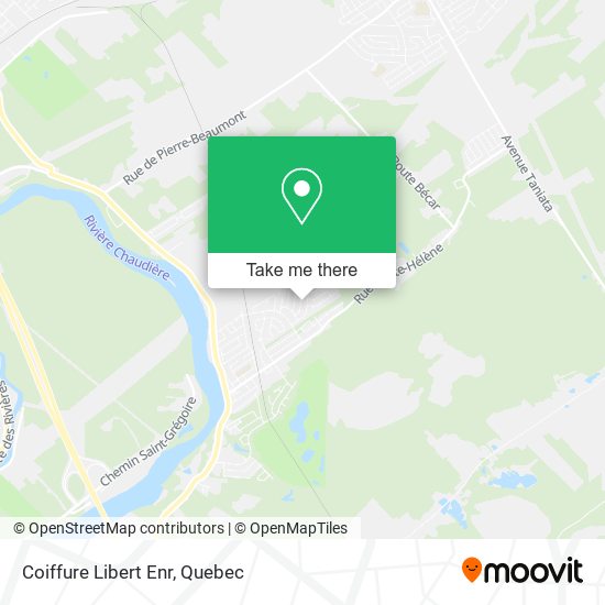 Coiffure Libert Enr map