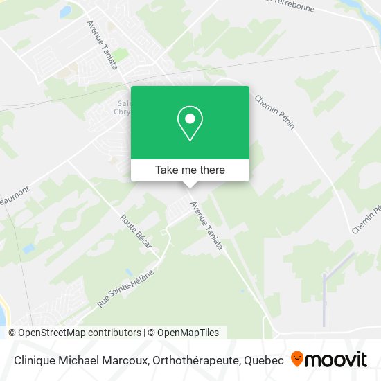 Clinique Michael Marcoux, Orthothérapeute map