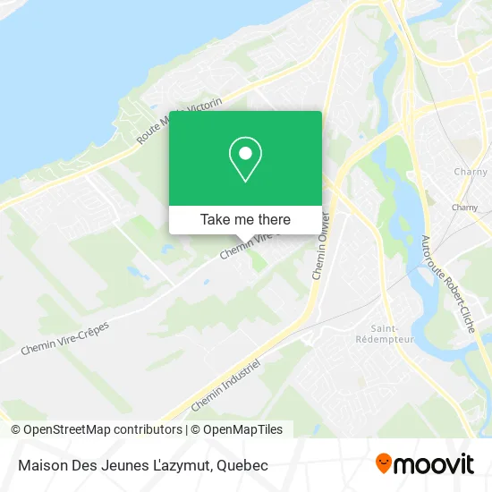 Maison Des Jeunes L'azymut map