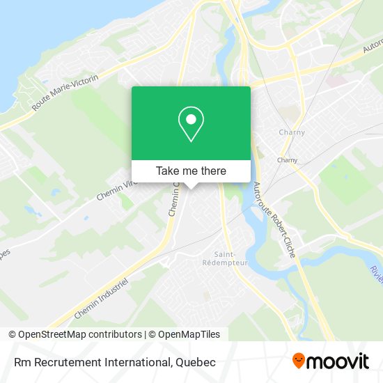 Rm Recrutement International map