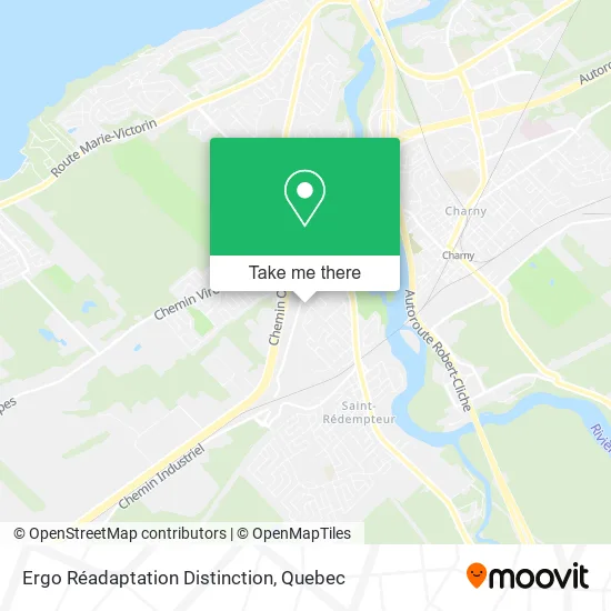 Ergo Réadaptation Distinction map