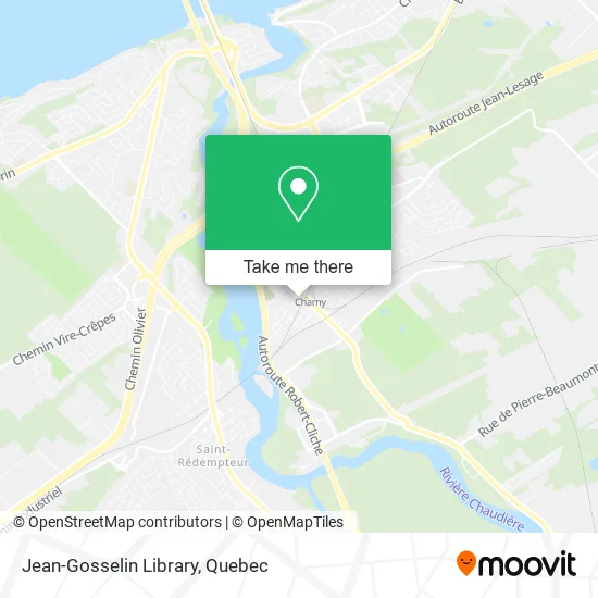 Jean-Gosselin Library map