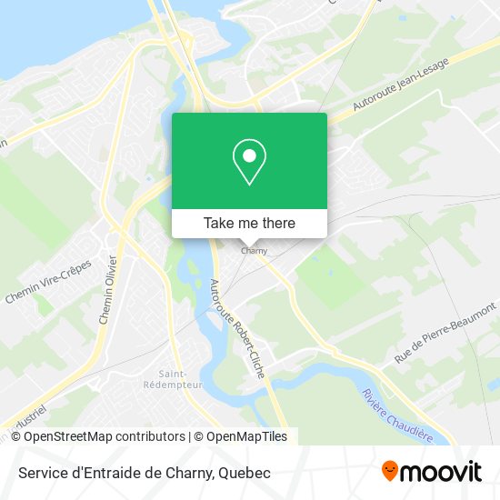 Service d'Entraide de Charny map