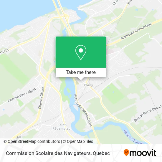 Commission Scolaire des Navigateurs map