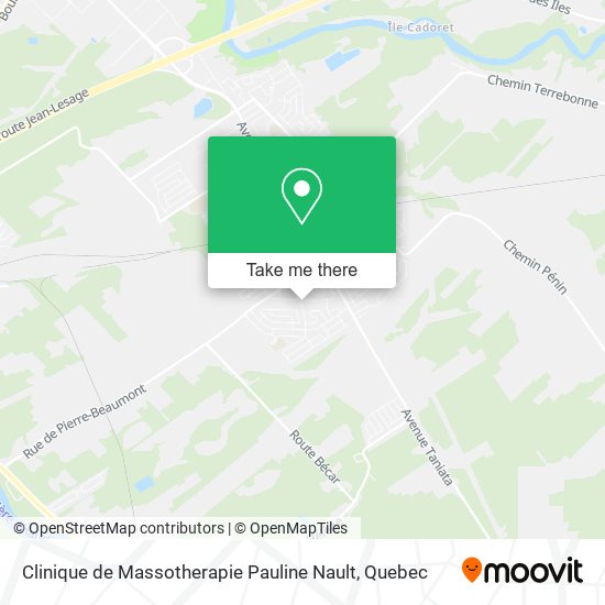 Clinique de Massotherapie Pauline Nault map