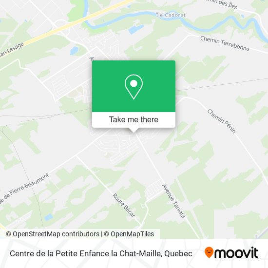 Centre de la Petite Enfance la Chat-Maille map