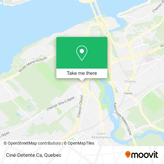 Ciné-Detente.Ca map