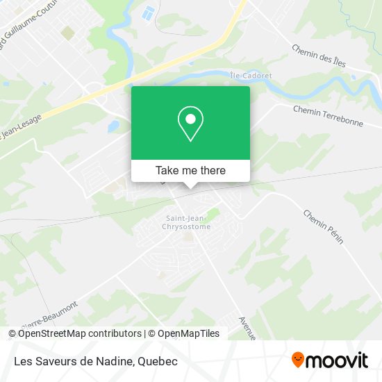 Les Saveurs de Nadine map