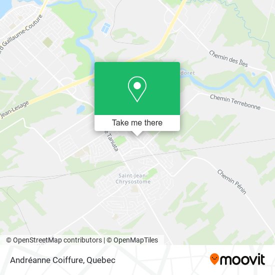 Andréanne Coiffure map