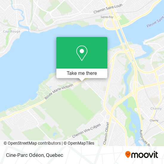 Cine-Parc Odéon map