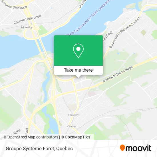 Groupe Système Forêt map