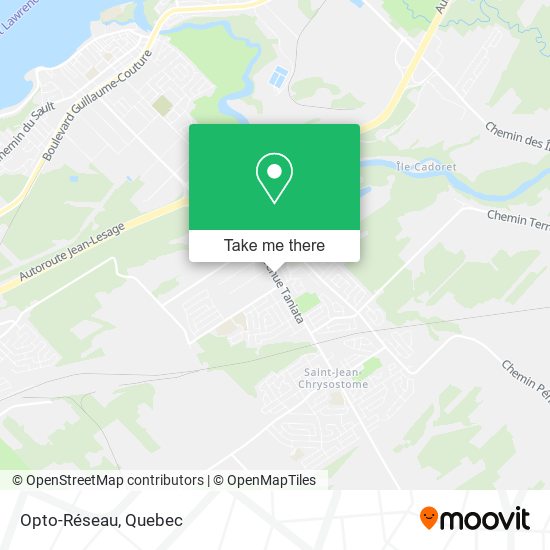 Opto-Réseau map