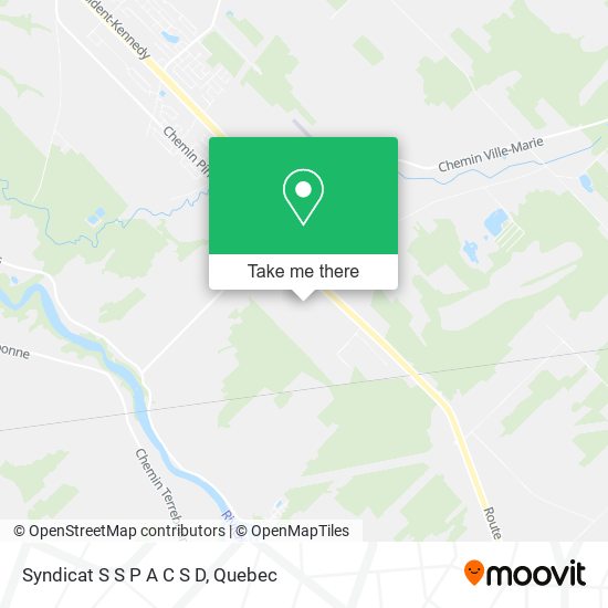 Syndicat S S P A C S D map