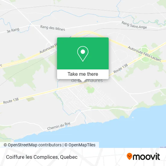 Coiffure les Complices map