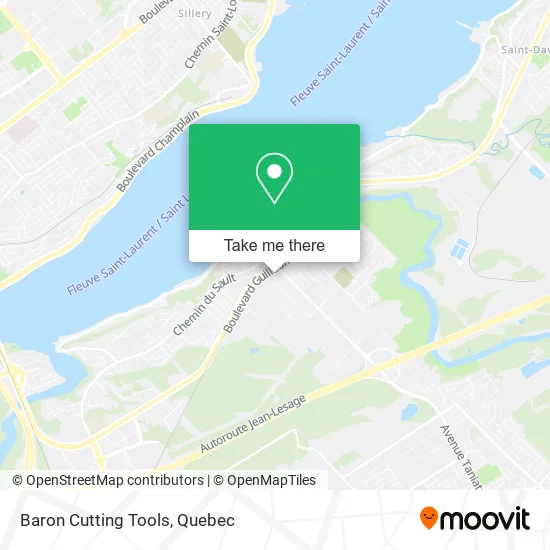 Baron Cutting Tools map