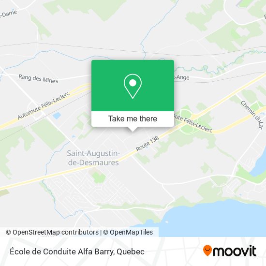 École de Conduite Alfa Barry map