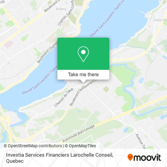 Investia Services Financiers Larochelle Conseil map