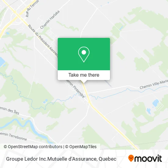 Groupe Ledor Inc.Mutuelle d'Assurance map