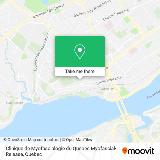 Clinique de Myofascialogie du Québec Myofascial-Release map