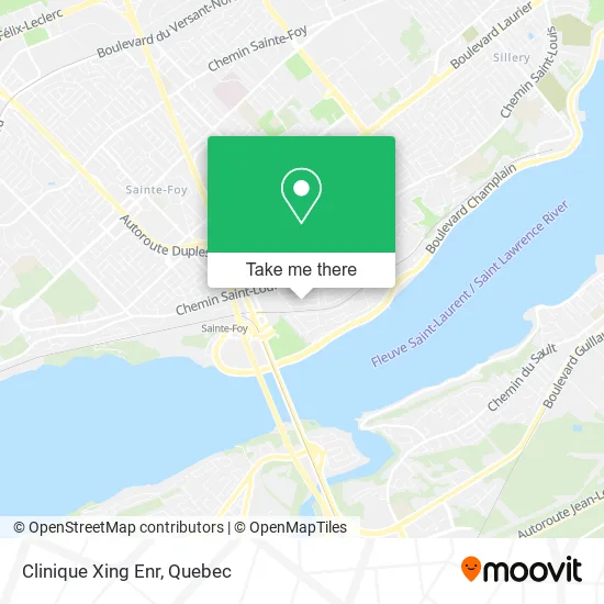 Clinique Xing Enr map