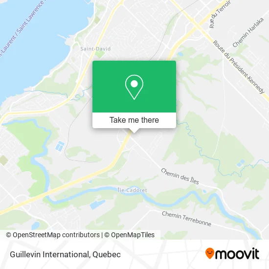 Guillevin International map