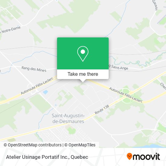 Atelier Usinage Portatif Inc. map