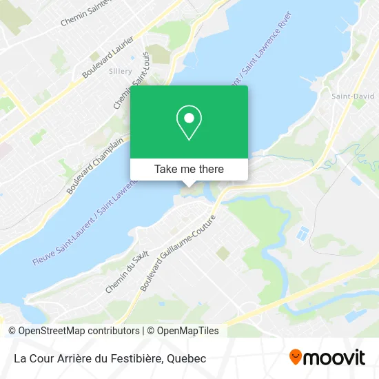 La Cour Arrière du Festibière map