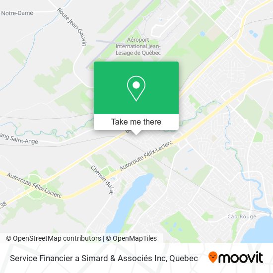 Service Financier a Simard & Associés Inc map
