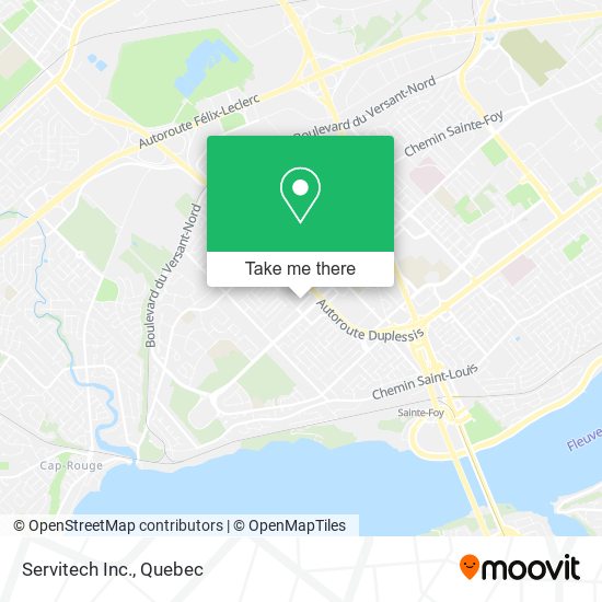 Servitech Inc. map