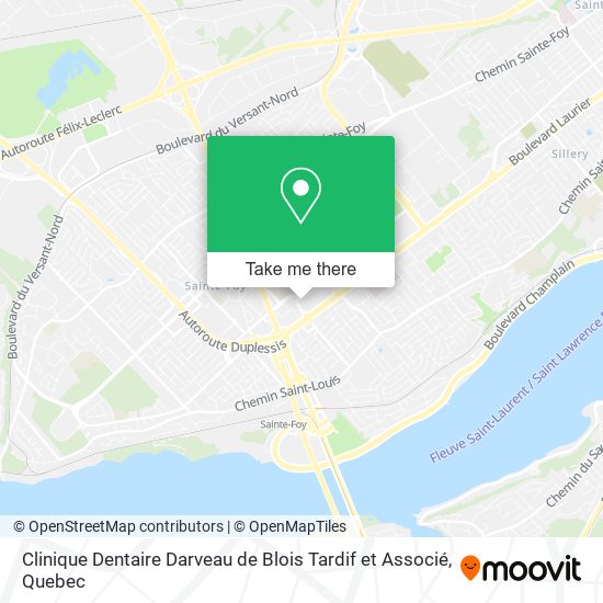 Clinique Dentaire Darveau de Blois Tardif et Associé map
