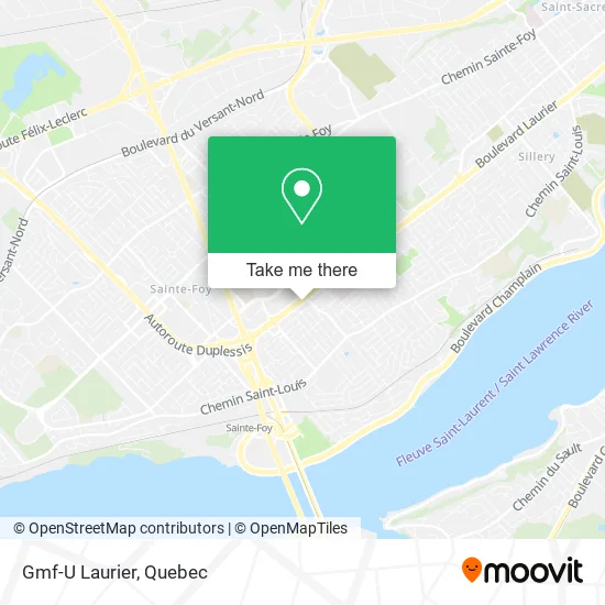 Gmf-U Laurier map
