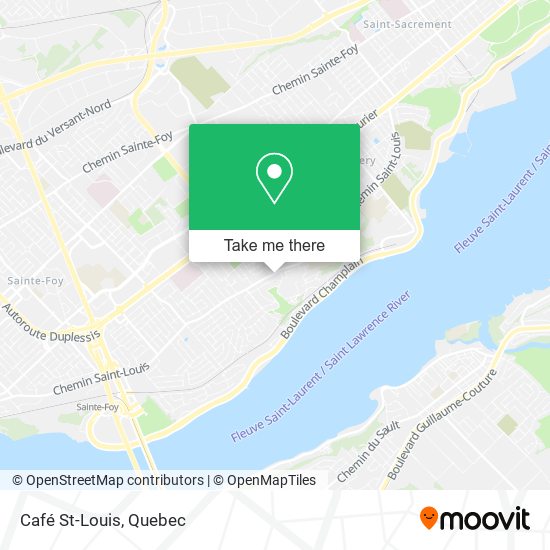 Café St-Louis map