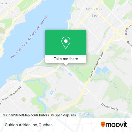 Quirion Adrien Inc map