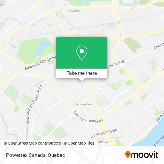 Powertex Canada map