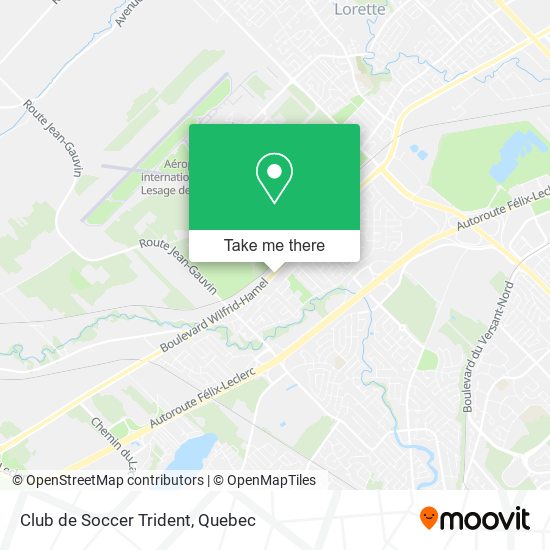 Club de Soccer Trident map