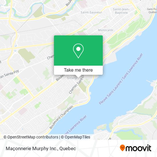 Maçonnerie Murphy Inc. map