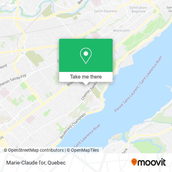 Marie-Claude l'or map