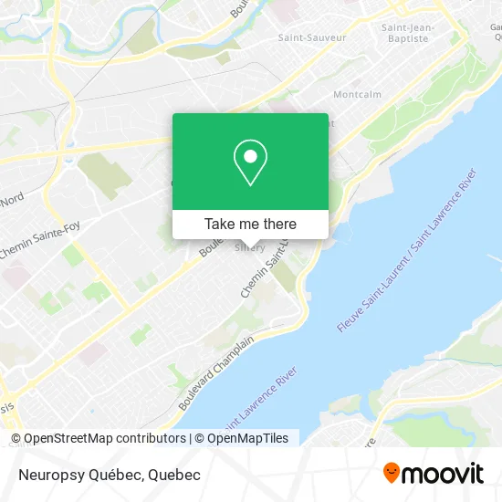 Neuropsy Québec map
