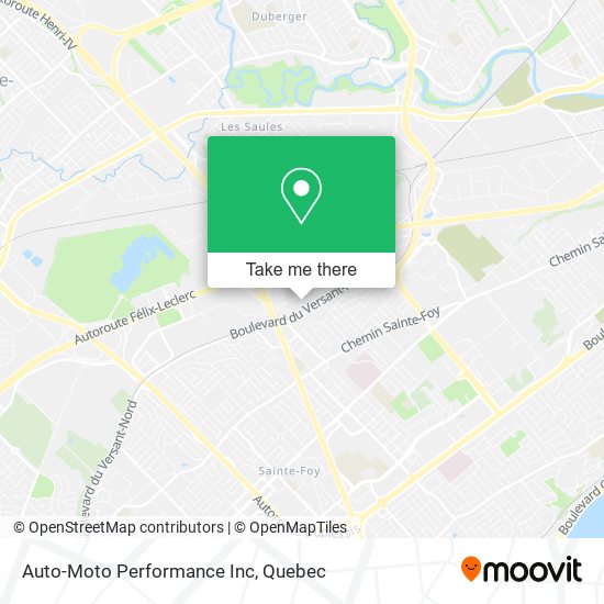 Auto-Moto Performance Inc map