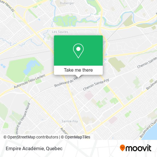 Empire Académie map