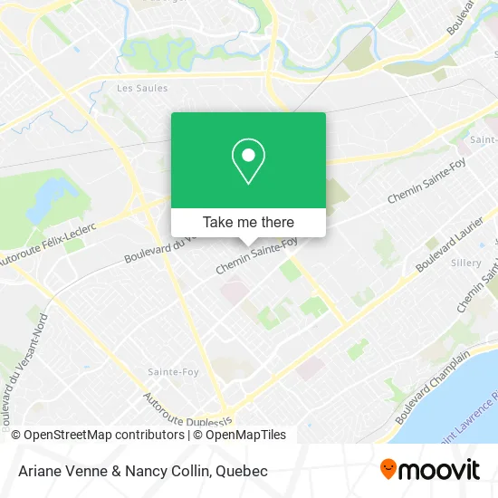 Ariane Venne & Nancy Collin map