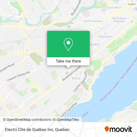 Electri Cite de Québec Inc map
