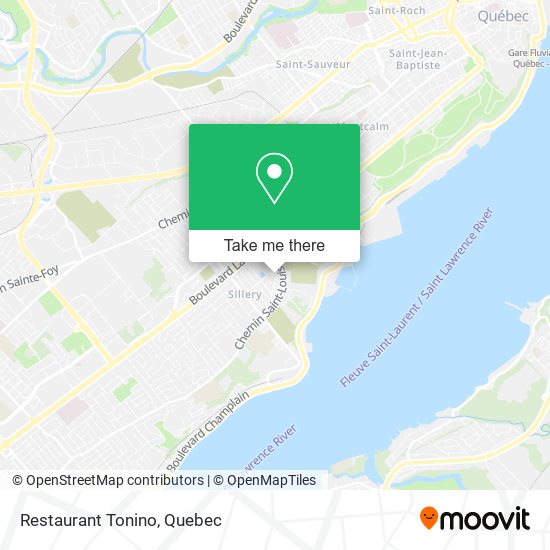 Restaurant Tonino map