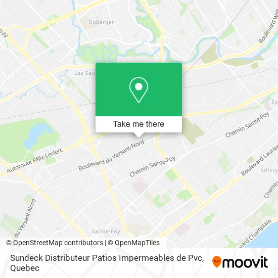 Sundeck Distributeur Patios Impermeables de Pvc map