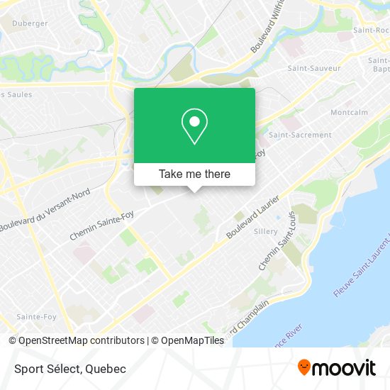 Sport Sélect map