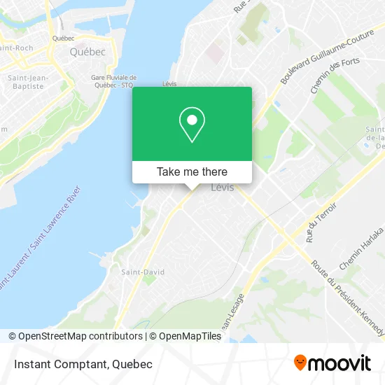 Instant Comptant map