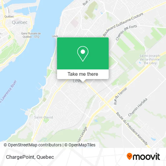 ChargePoint map