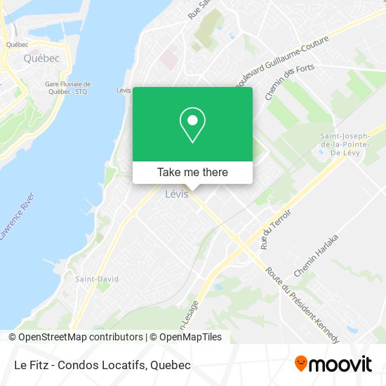 Le Fitz - Condos Locatifs map