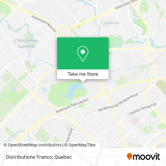 Distributions Franco map